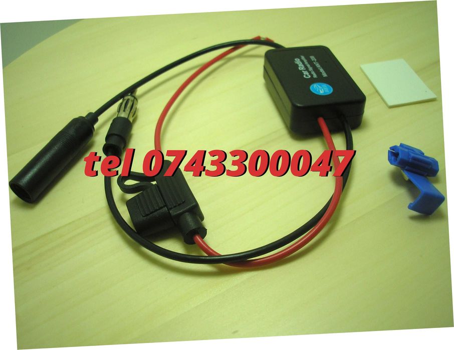 Amplificator Pentru Semnal Antena Radio Auto Fm 12v