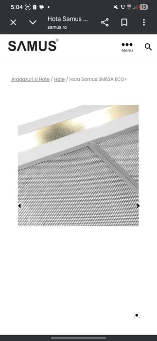 Hota SAMUS cu evacuare