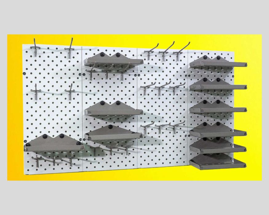 Панель перфорированная, настенная, для магазина и склада alpp