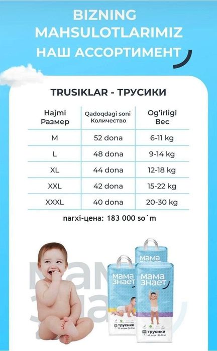 Мама знает памперс