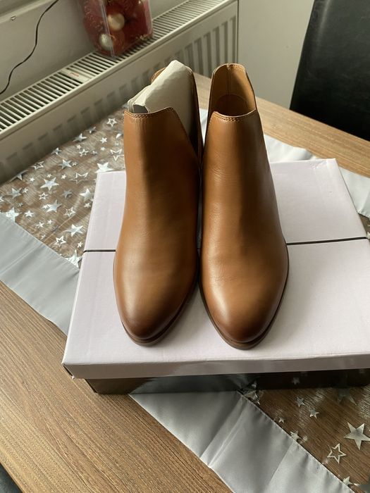 Botine piele naturala Hosis