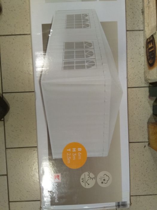 Pavilion 3x6 m, cu 6 perdele - nou, sigilat