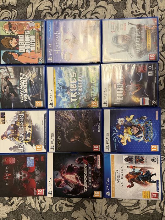 Диски на Playstation 4-5