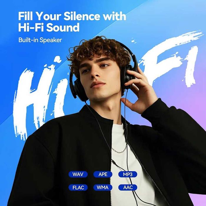 Mузикален плейър с високоговорител и FM радио, сензорни бутони