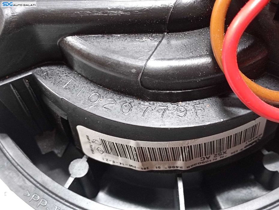 Motoras Ventilator Aeroterma Habitaclu Dacia Logan 2 2012 - 2016 Cod T1020778J T1020779F N109038B [M4723]