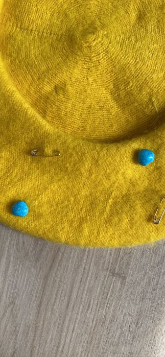 Bereta galbena handmade