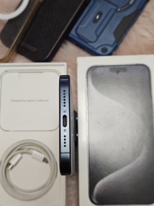 Iphone 15 pro max Blue Titanium 256GB stare excelenta