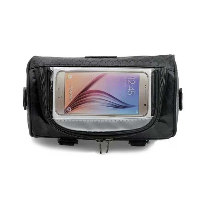 Чанта за велосипед, Монтаж на кормило, Отделение за телефон, Презрамка