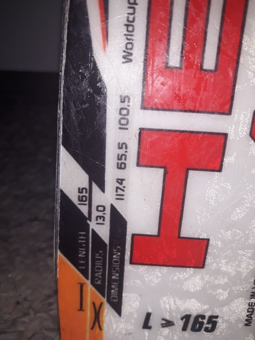 Vand schiuri HEAD WorldCup 165 cm