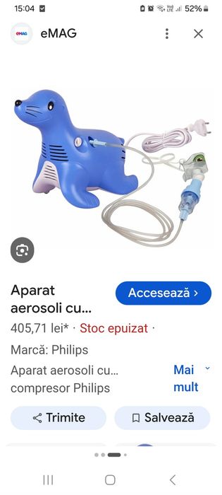 Aparat aerosoli Philips
