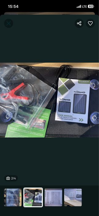 Panou solar încărcare baterie auto