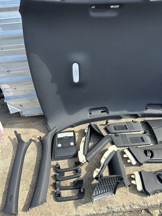 Комплект таван Sline черен Седан за Audi A4 B8  с огледало Ауд