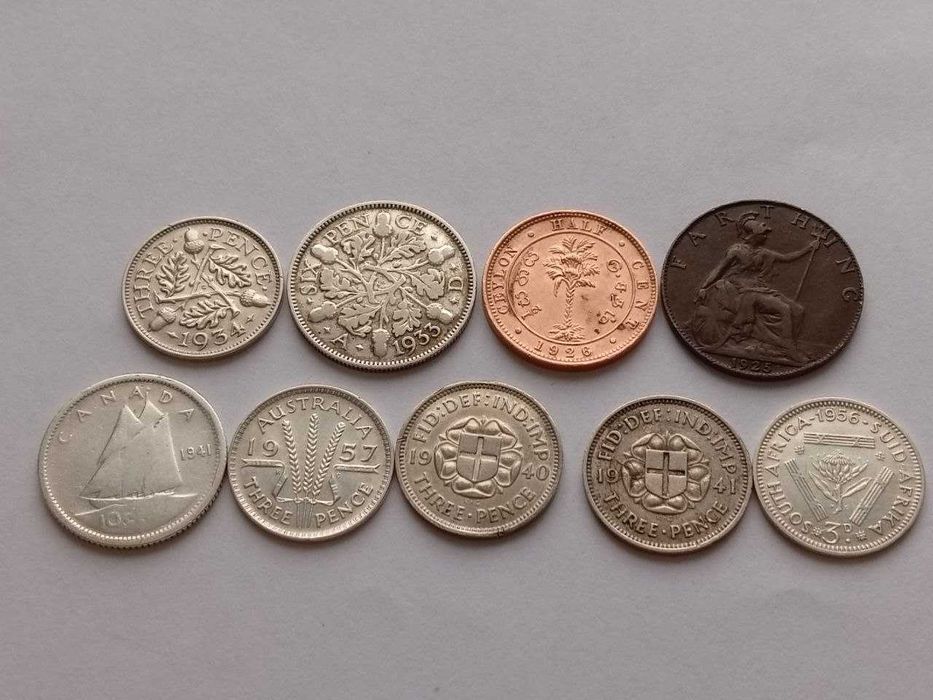 Монеты Английских,Британских колоний