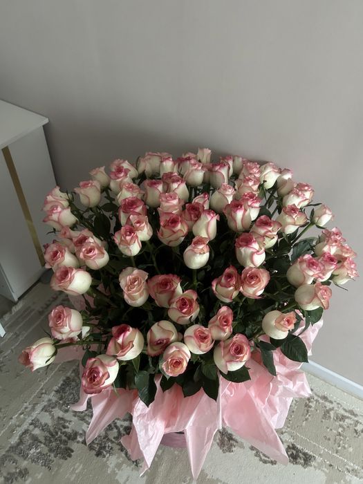 Свежий букет корзинкада