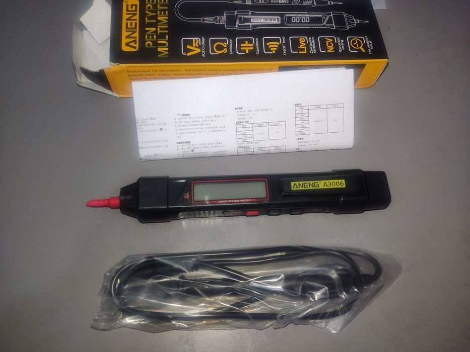 Aneng  мультиметр ручка