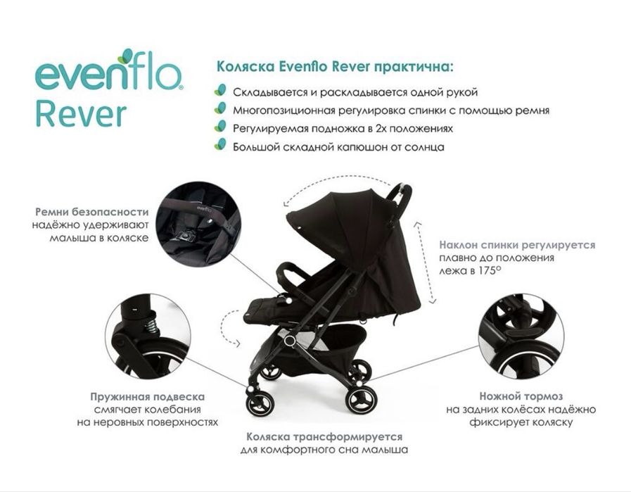 Продам коляску Evenflo