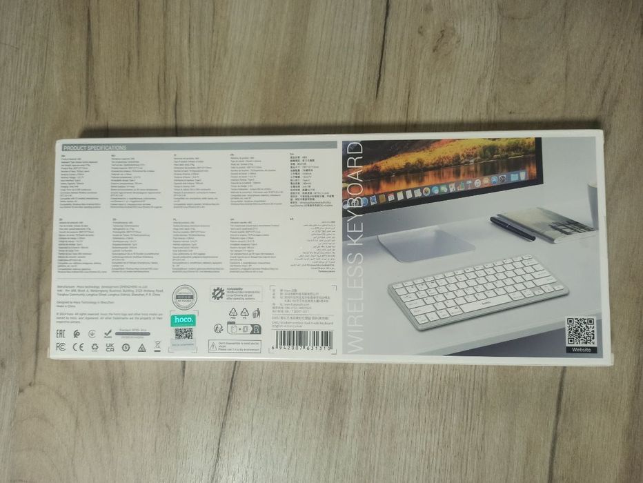 Компактная беспроводная клавиатура для всех видов устройств. Новое