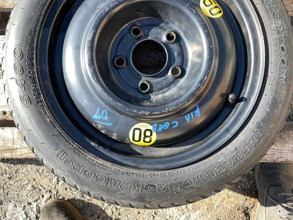 15 резервна джанта патерица 5х114,3 Kia Ceed Hyundai I20 I30 125/80/15