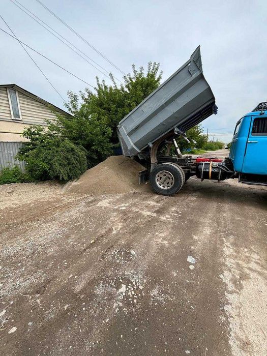 Привезу ЗИЛ Песок мытый,Камень,Глина,Баласт,Отсев,ПГС,Бархан Уголь
