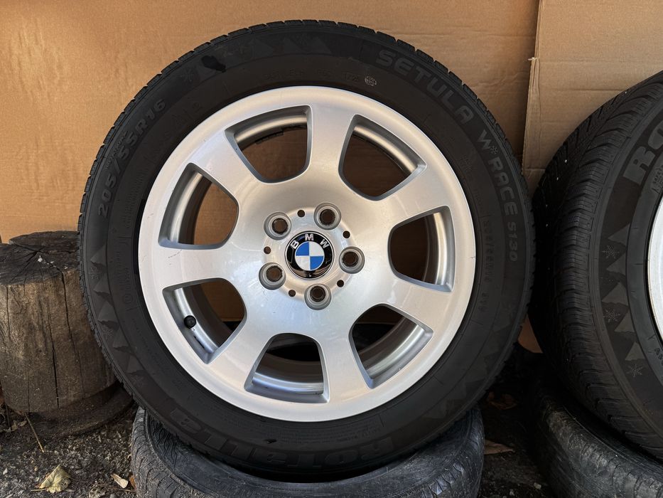 16” 5x120 7j ET20 с нови зимни гуми 205/55/16 Дот 25