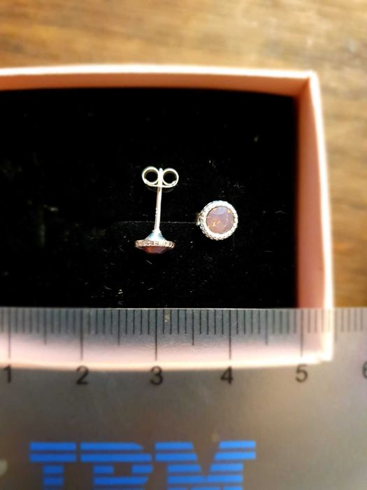 cercei de argint 925 rose gold