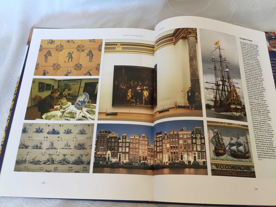 Стара луксозен албум Dromen van Nederland Frans Lemmens, 1998 като нов