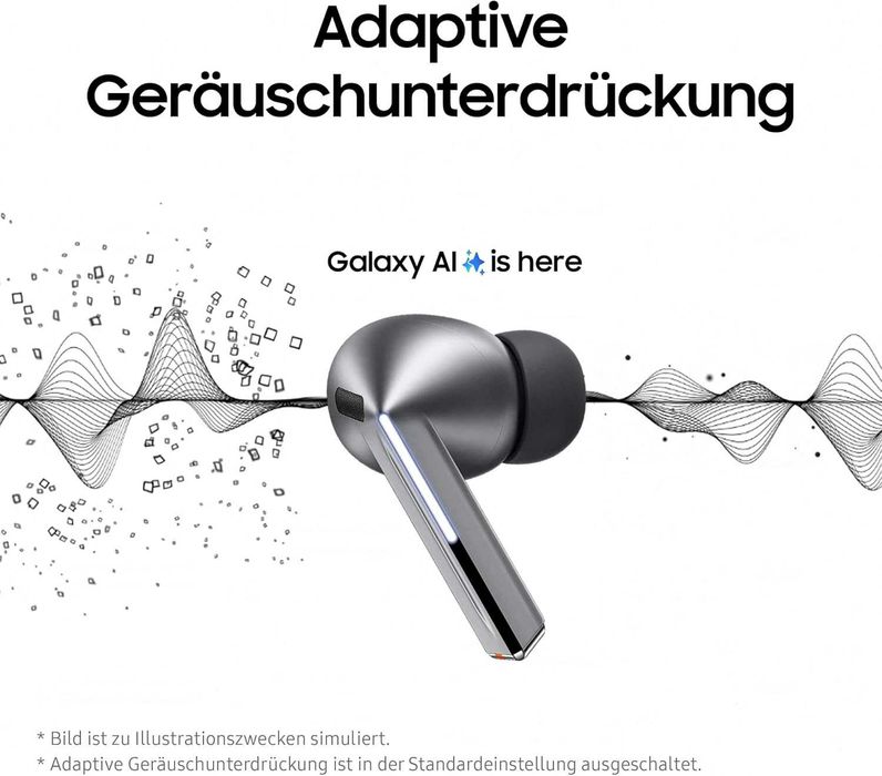 Нови! 2г. гаранция! Samsung Galaxy Buds3 Pro R630, White, Silver