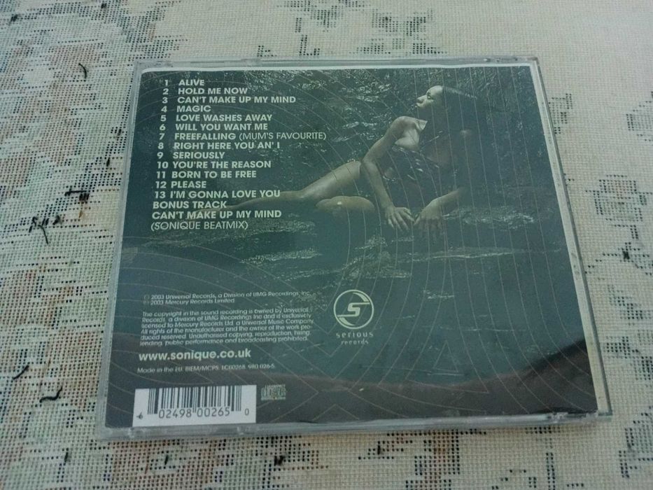CD muzica Sonique, album Born to be free