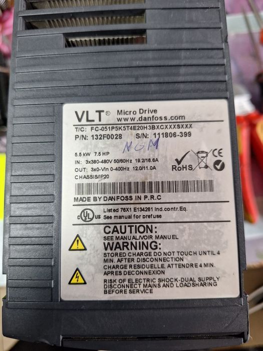 Convertizor de frecventa Danfoss 5,5kw