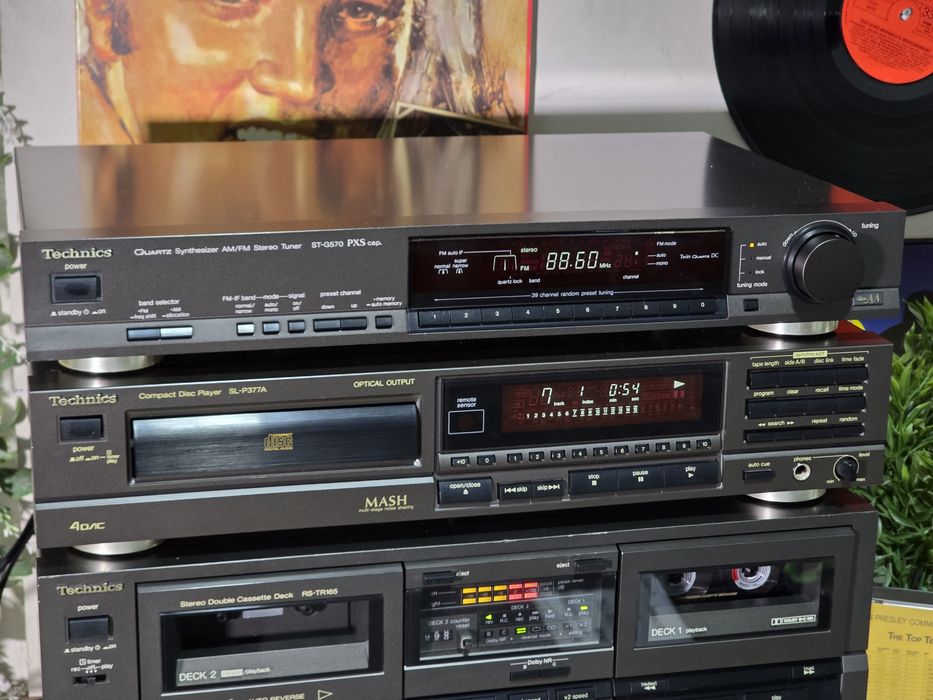 Linie audio TECHNICS, amplificator, deck, cd-player, tuner hifi stereo