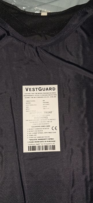 Бронежилетка на vestguard