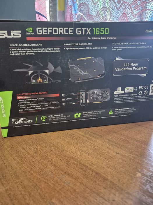 Продам ASUS GTX 1650 4Gb GDDR6