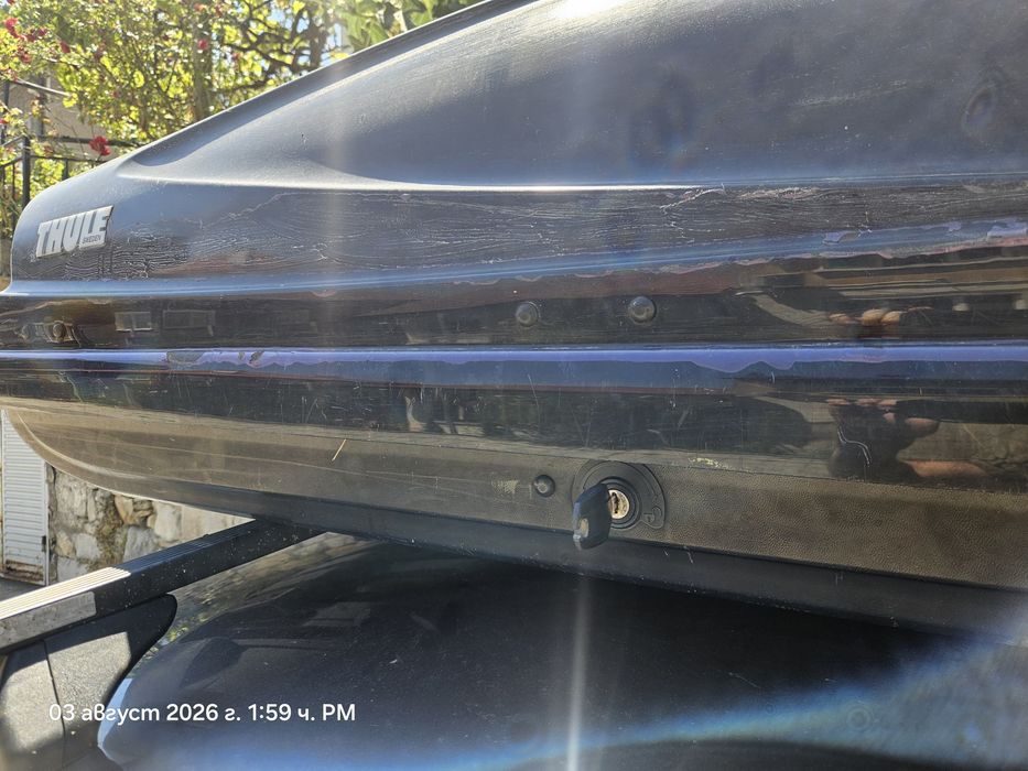 Thule roof box  кутия куфар за багаж за покрива на автомобила Автобокс