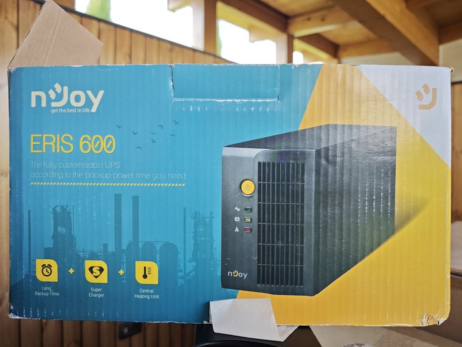 UPS nJoy Eris 600 (360W / 600VA) – Sursă neîntreruptibilă, stare foarte bună