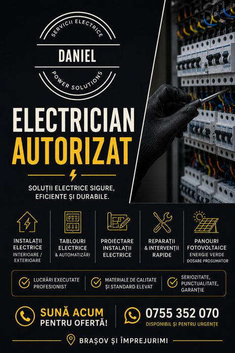 Electrician Brasov cu experienta