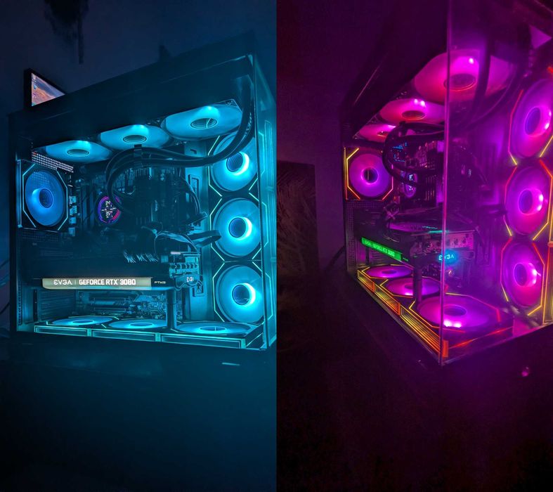 Gaming pc i5 14600kf rtx 3080 32gb ddr4 2tb 7400mb/s psu 1000w