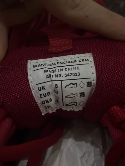 Balenciaga Track Red