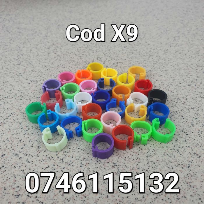 Porumbei Gaini Fazani Galateni Prepelite Pui Voiajori-CLEME de 8mm- X9