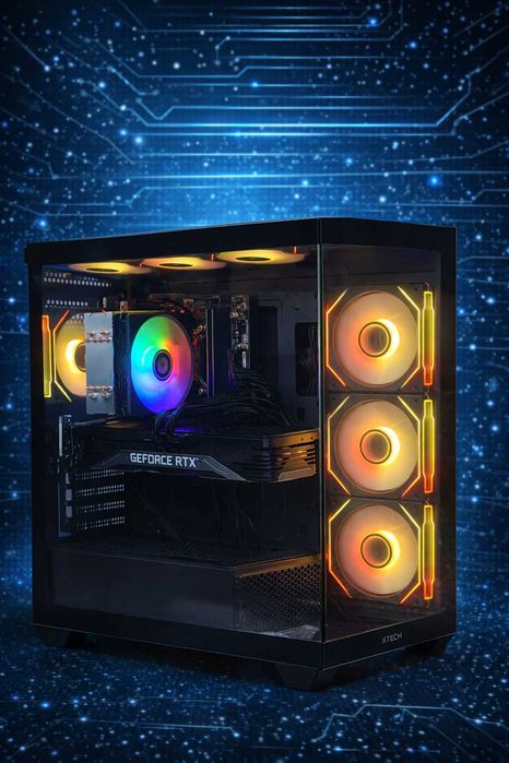 Игровой ПК 27" 240hz i5-14400 + RTX 5060 | 32GB DDR5 | 1TB РАССРОЧКА