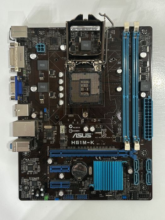 Мат плата+Озу 8Гб+процессор+кулер