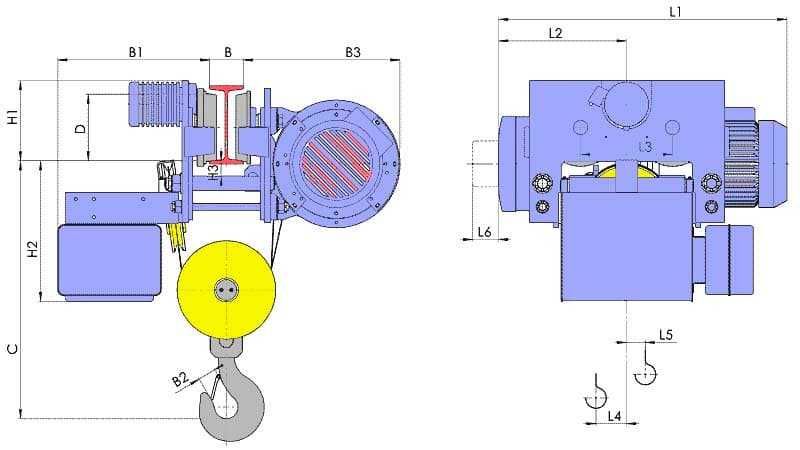 Таль электрическая УСВ 3тн 12м