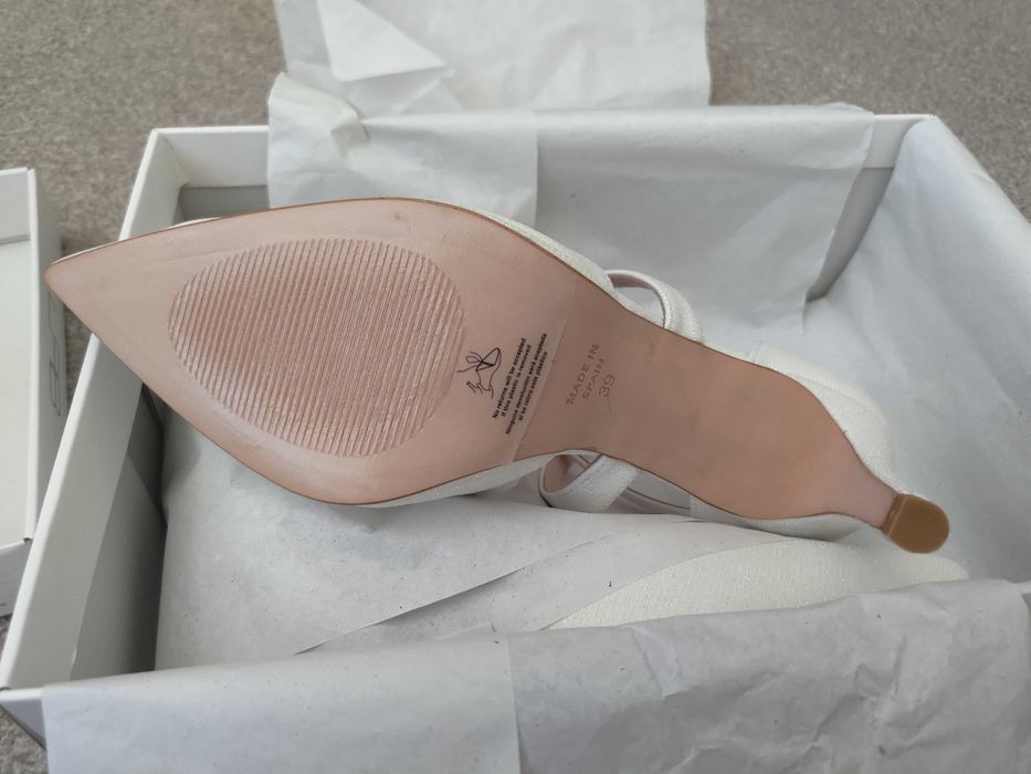 Pantofi Cu Toc Eleganti Premium LAB BY AG Piele + Textil (marimea 39)