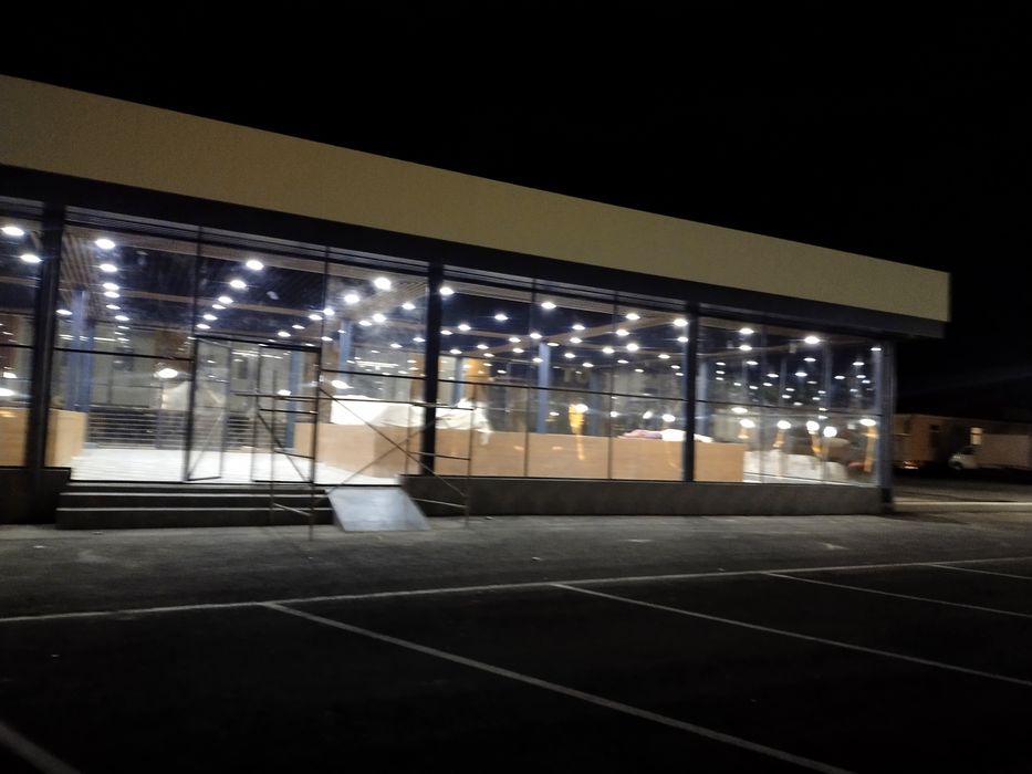 Баннер тент установка