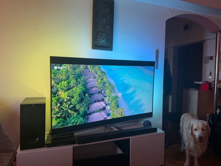 De vânzare scaun gaming Marvin, TV Android Philips 55, monitor curbat Samsung 17, pick Sony, soundbar Sony