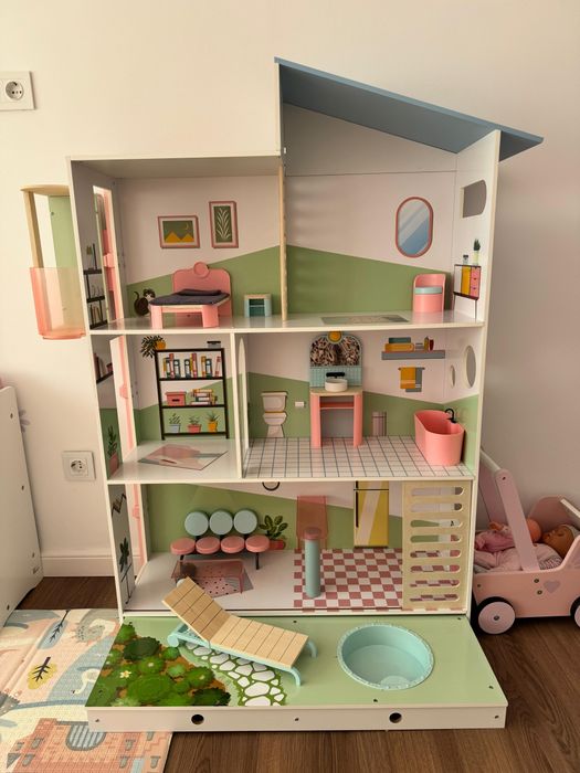 Casa de papusi mare XXL casuta papusi jucarie Barbie etc.