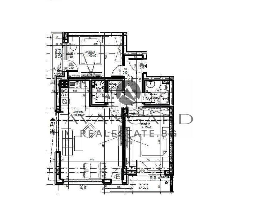 Продава се Тристаен апартамент в Пловдив, Кючук Париж - 100 кв.м за 1096 €/кв.м - Снимка #12