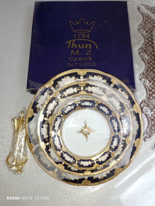 Подставка сервировочная 3-х ярусная Чехия, Этажерка тарелка  посуда