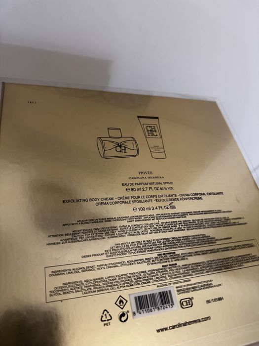 Set Carolina Herrera Privée EDP 80 ml
