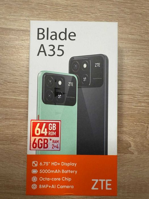 ZTE Blade A35 6GB RAM, Starry Black sigilat nou