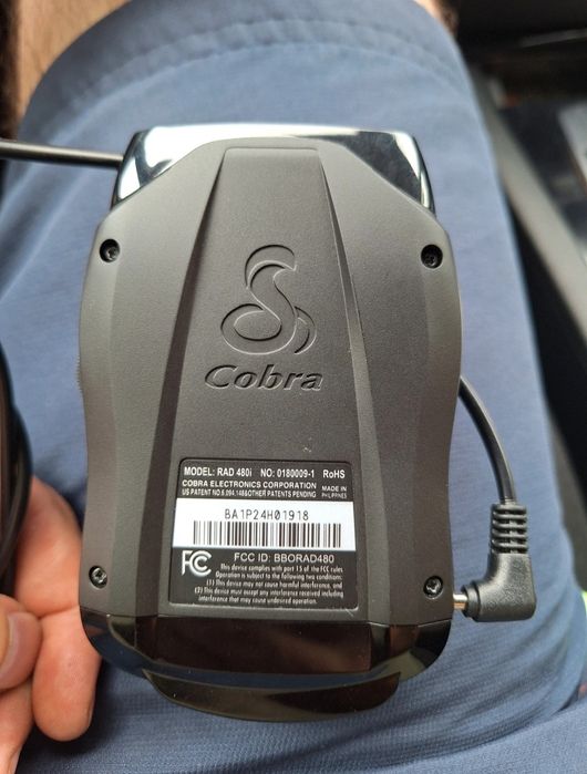 Detector radar cobra 480i
